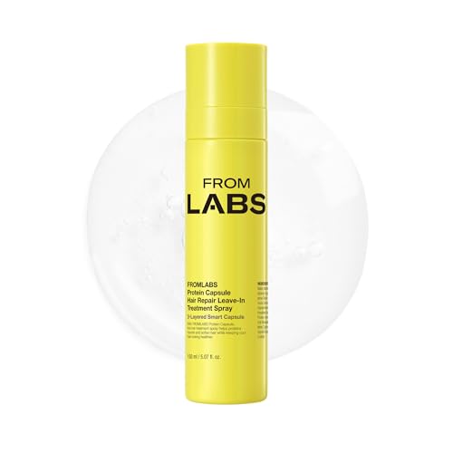 FROMLABS Protein Capsule Leave?In Treatment Spray, Lightweight Hydrating Mist for Heat Protection (Up to 428¡ÆF / 220¡ÆC), Frizz Control & Split Ends Repair, Color?Safe, Fine?Hair Friendly, 5.07 fl oz