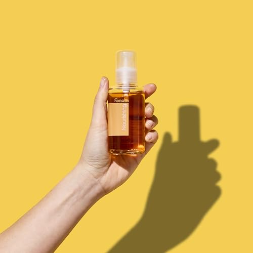 Fanola Anti-Frizz Hair Serum with Aloe Vera & Linseed Oil, 3.38 oz - Split End Repair & Moisturizing Treatment