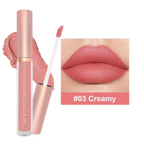 BestLand 3PCS Soft Nude Liquid Lipstick Set - Matte & Waterproof