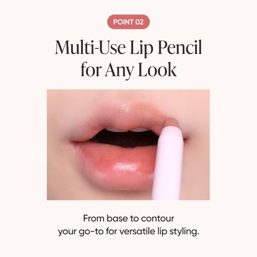 BANILA CO Soft Matte Lip Pencil - PK01 Nude Rose, 0.02 oz