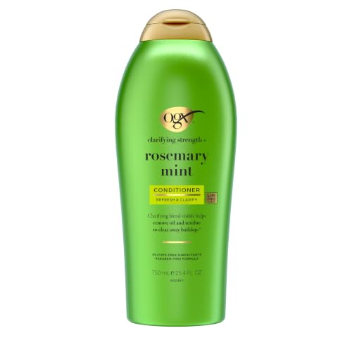 OGX Rosemary Mint Hair Conditioner for Oily Hair, 25.4 fl. Oz