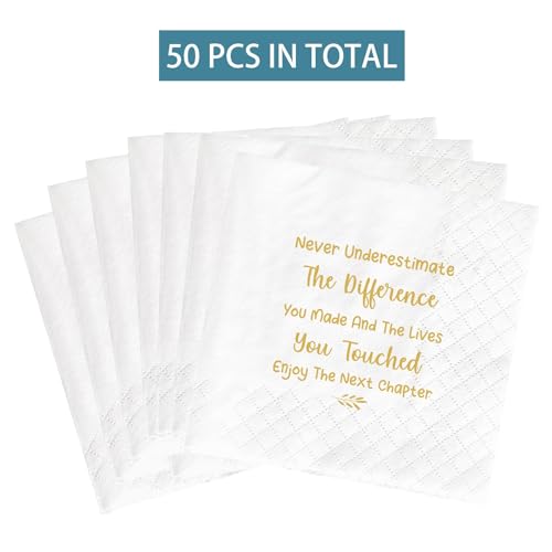 Going Away Party Napkins - 50 Eco-Friendly 2-Layer Napkins