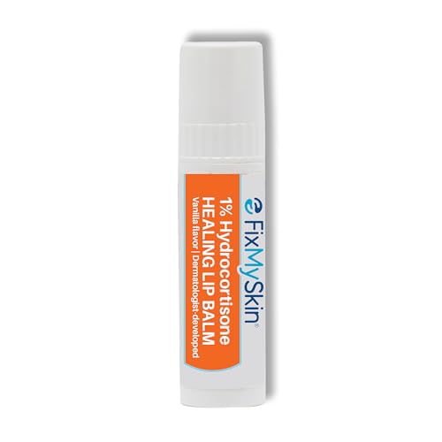FixMySkin 1% Hydrocortisone Healing Lip Balm - Vanilla, 0.15 oz