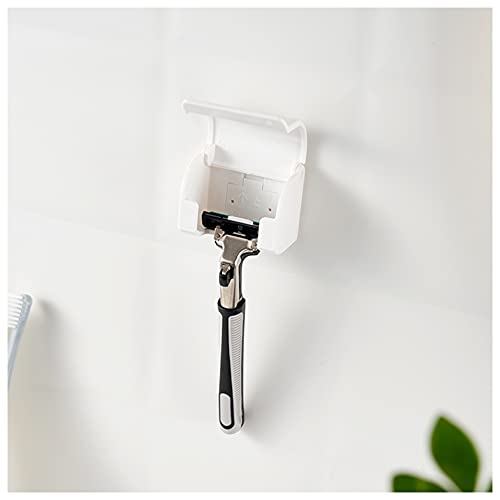 2 Pack Razor Holders with Cover - Bathroom Shaver Organizers, Fits Most Handles