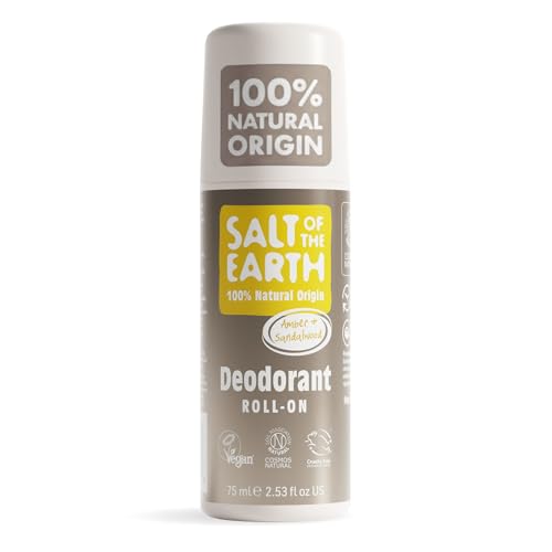 Salt of the Earth Amber & Sandalwood Roll-On Deodorant - 75ml Refillable