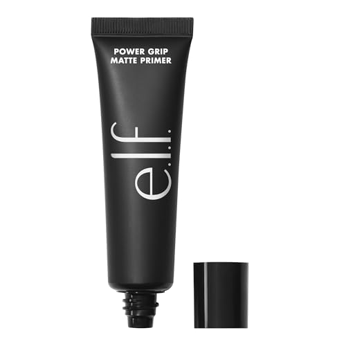 e.l.f. Power Grip Matte Primer - Gel-Based Makeup Primer for Smooth Skin