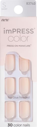 imPRESS No Glue Press On Nails, 'Point Pink', Short Squoval, 33 Piece Set (Pack of 2)