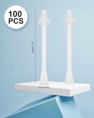Difenni 100 Pcs Nose Waxing Sticks for Nostrils & Face - Men & Women, Double-Ended Applicator Kit
