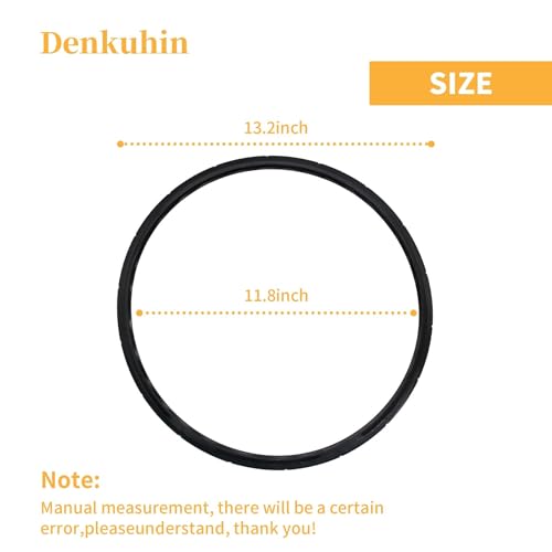 Presto Pressure Cooker Sealing Ring 09985 with Overpressure Plug (2-Pack)