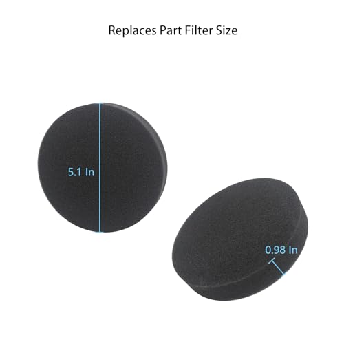 Bissell Compatible Replacement Filters for PowerForce Vacuums - 8 Pack