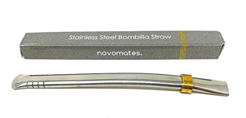 Easy Clean Yerba Mate Straw - 6.2" Food-Grade Stainless Steel Bombilla