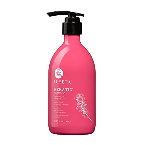 Luseta Keratin Shampoo for Dry Damaged Hair 16.9oz - Repair & Strengthen