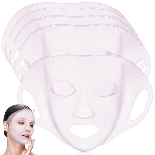 Reusable Silicone Face Mask Holder with Ear Hooks for Skincare & Moisturizing