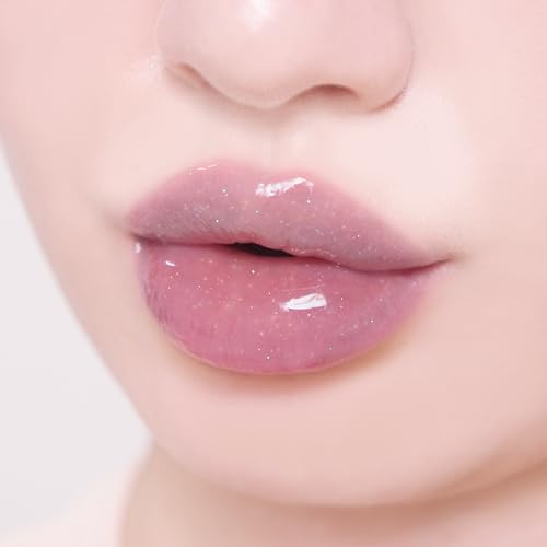BLESSED MOON Veil Mood Lip Gloss 00 Dawn Black - High-Shine Pearl