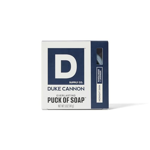 Duke Cannon Midnight Swim Bar Soap - Hydrating Triple-Milled 5 oz