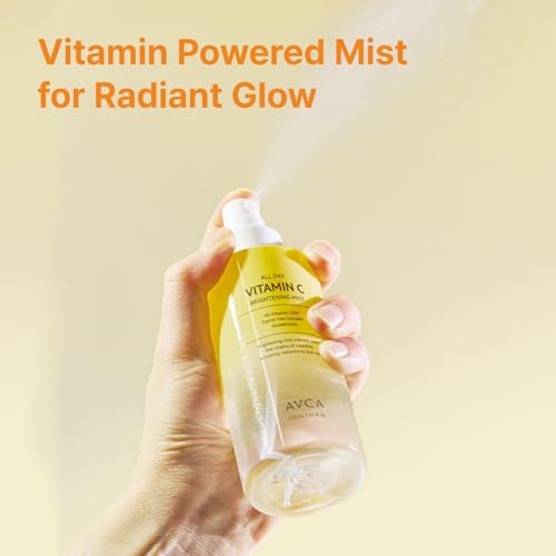 AVCA Vitamin C Brightening Face Mist - Hydrating Spray for Radiant Skin, 5.07 fl oz
