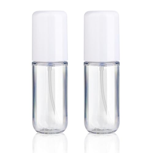 Travel Spray Bottle 1.35oz | Fine Mist Refillable Plastic Mist Sprayer