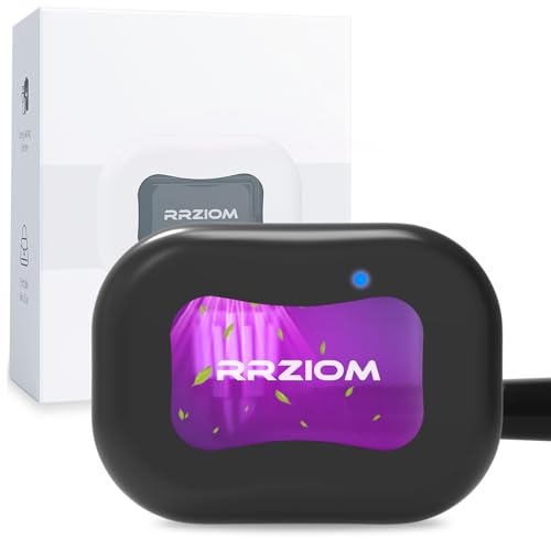 RRZIOM Black Portable Toothbrush Sanitizer Case with Auto UV Cleaning, Rechargeable