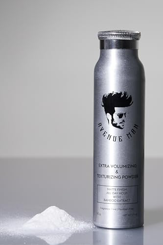 Avenue Man Volumizing Hair Powder for Men - Matte Finish, All-Day Hold, Bamboo Extract