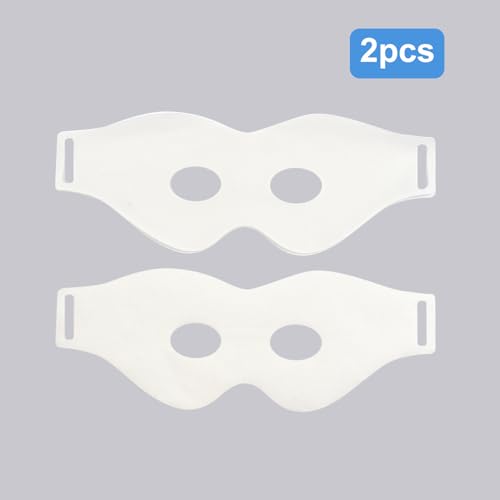 Sport Emblema Disposable Non-Woven Eye Mask Sleeves - Pack of 2, Breathable & Reusable