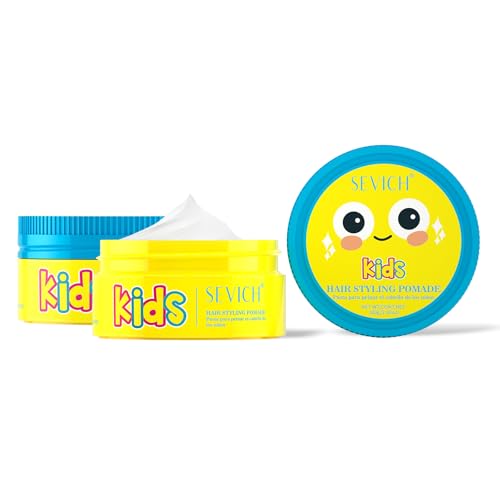 SEVICH Kids Hair Styling Pomade 2-Pack, Gentle Plant-Based Clay, 160g