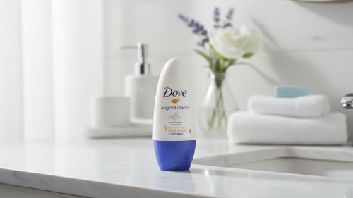 Dove Original Clean Aluminum-Free Roll-On Deodorant 4 x 1.7 fl oz
