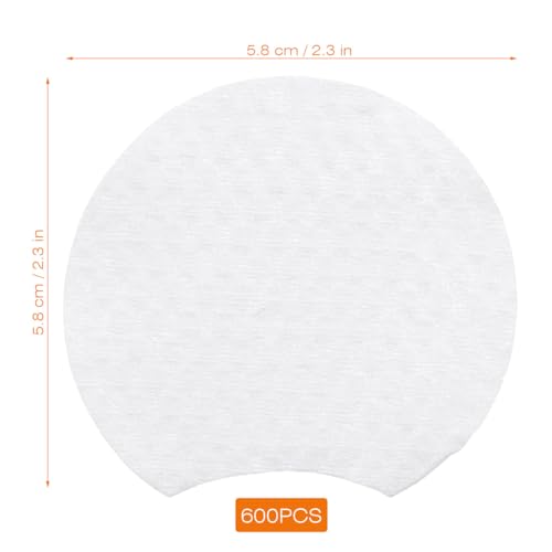 Beavorty 600pcs Makeup Remover Pads - Deep Cleansing Facial Wipes for Skin