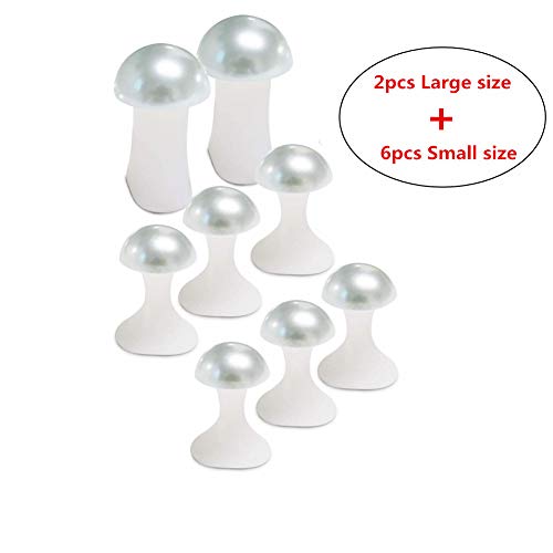 AISIBO Silicone Toe Separators for Pedicure - 8pcs Nail Polish Spacers & Spreaders