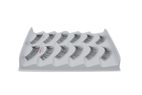 Red Cherry False Eyelashes #747S Multipack of 6 - Natural Full Volume Lashes
