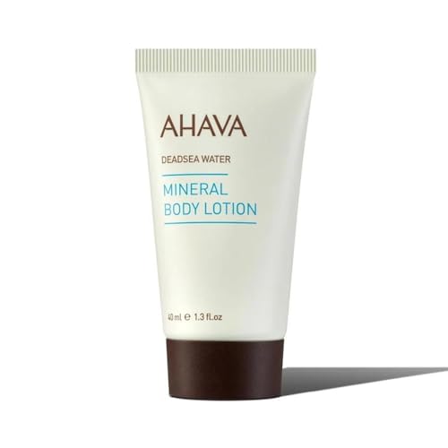 AHAVA Dead Sea Mineral Body Lotion - Daily Hydrating Moisturizer, 1.35 Fl Oz