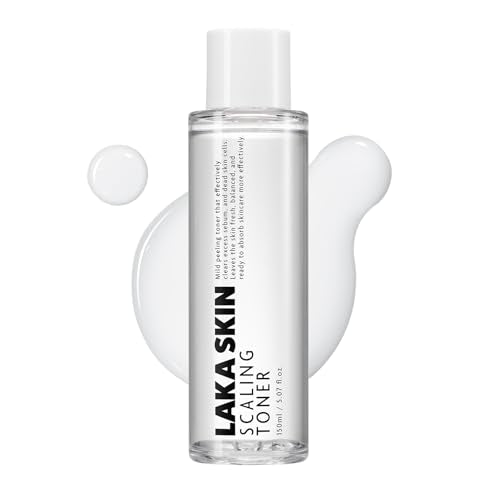 Laka Skin Care Scaling Toner 150ml - Gentle Exfoliating Hydrating Face Toner with AHA PHA Hyaluronic Acid