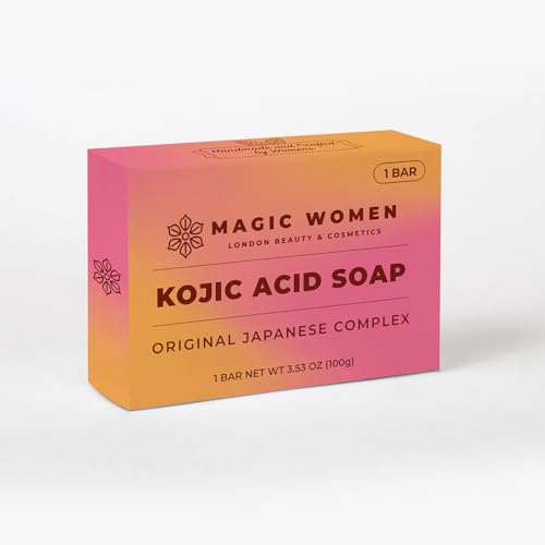 Kojic Acid Soap with Vitamin C & Retinol – Skin Brightening Bar (3.5 oz)
