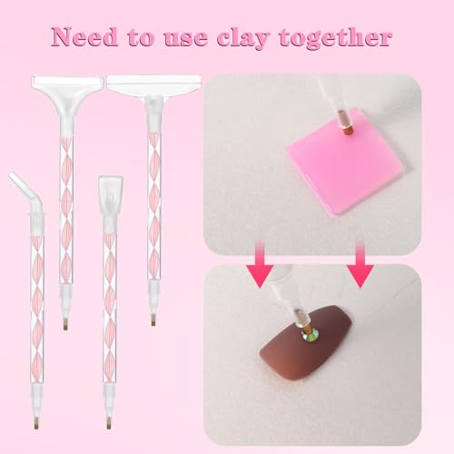 Rhinestone Picker Tool Set - 2 Dual-Ended Applicator Pens