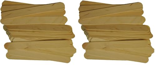 Large Waxing Sticks - 6" x 3/4" Jumbo Applicators, Pack of 200