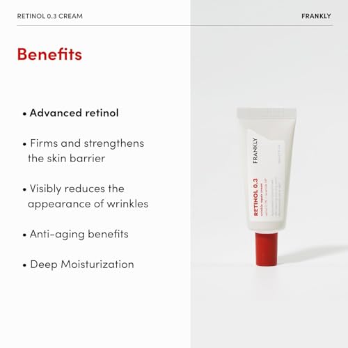 FRANKLY Retinol 0.3% Cream - Anti-Aging & Hydrating 0.7oz