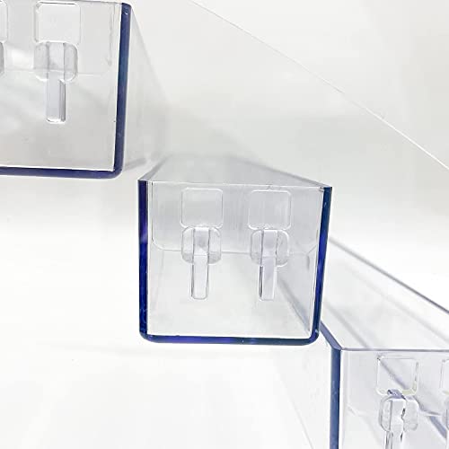 MineSign 5-Tier Clear Sunglasses Organizer Display Case for Eyeglasses