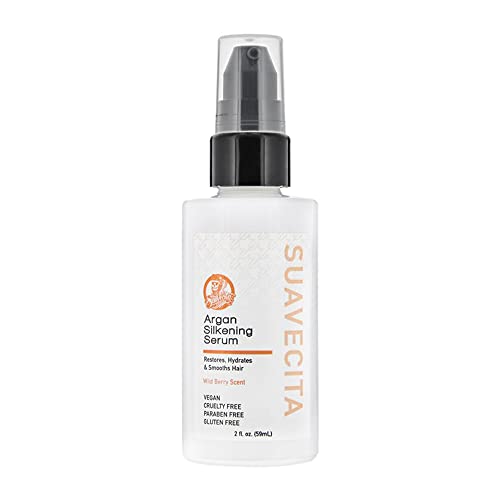 Suavecita Argan Silkening Serum - Frizz Control Hair Treatment 2 Fl Oz
