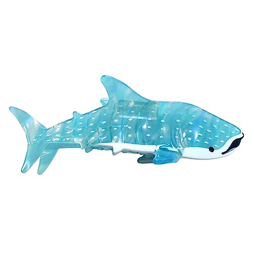 Cyan Acetate Shark Claw Clip for Women - Durable Hair Accessory