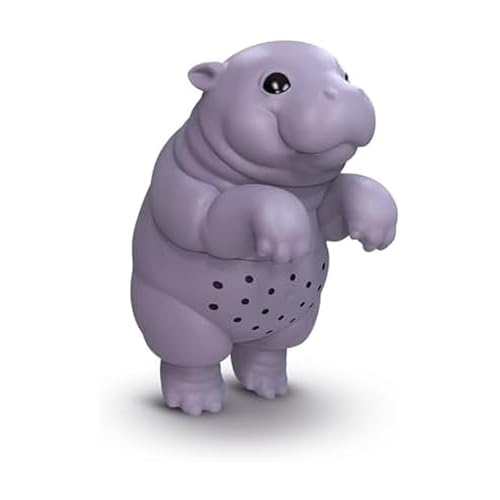 Sip'opotamus Baby Hippo Tea Infuser - BPA-Free Silicone, Dishwasher Safe