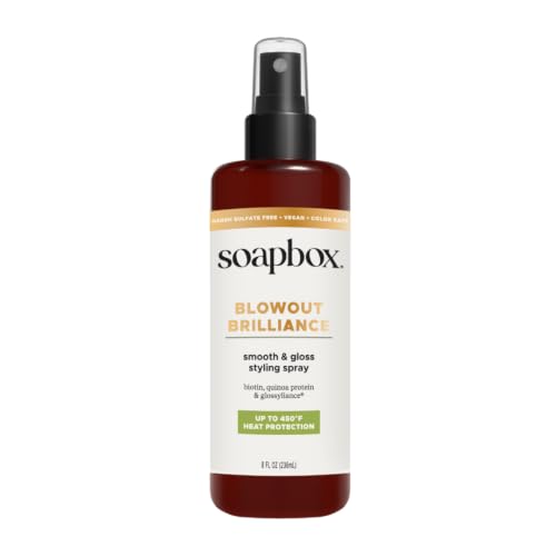 Soapbox Blowout Brilliance Heat Protectant Spray - 8oz 3-in-1
