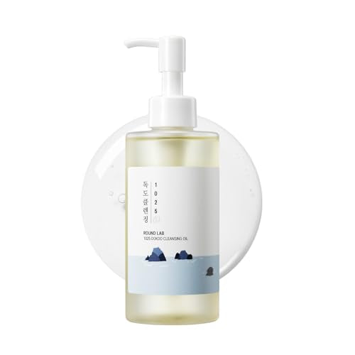 ROUND LAB 1025 Dokdo Cleansing Oil 6.76 Fl Oz - Unscented Makeup Remover for Sensitive Skin