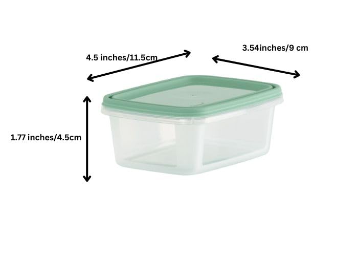 Snap-On Airtight Food Storage Containers – 250ml, 6 Pack