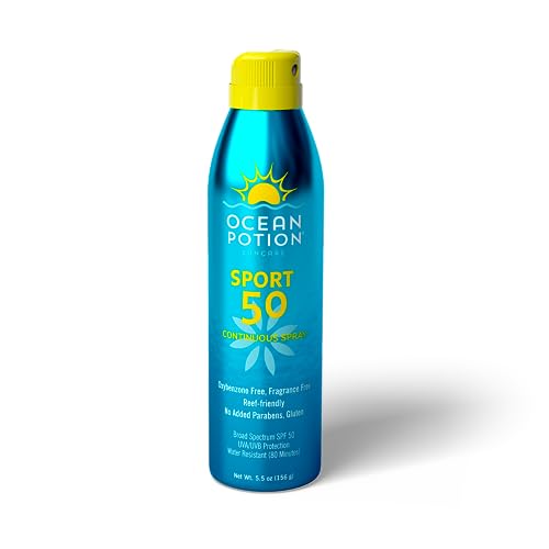 Ocean Potion Sport Sunscreen Spray SPF 50, Broad Spectrum, 5.5 oz