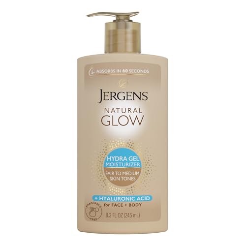 Jergens Natural Glow Hydra Gel Self Tanner - Fair to Medium Skin, 8.3 fl oz