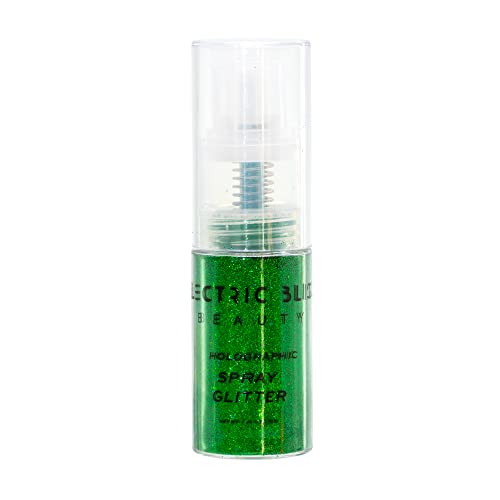 Green Holographic Glitter - 30g Loose Spray for Face, Hair & Body