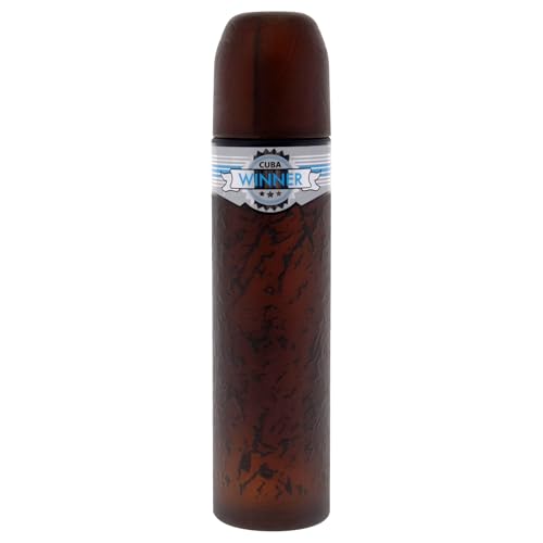 Cuba Winner Eau de Toilette Spray for Men, Multicolor, 3.3 oz
