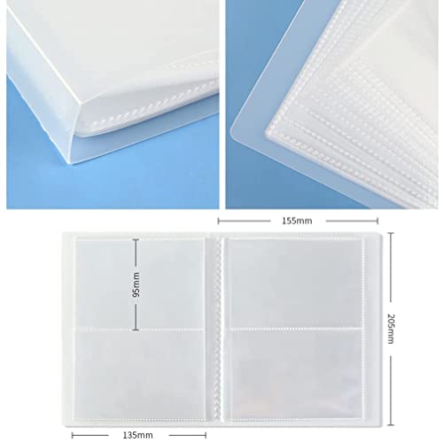 OBENIM HALIM 1Pack 80 Slot Nail Sticker Storage Album Water Decals Organizer