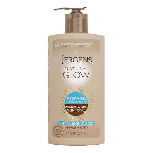 Jergens Natural Glow Hydrating Tanning Lotion with Hyaluronic Acid - 8.3 Fl Oz