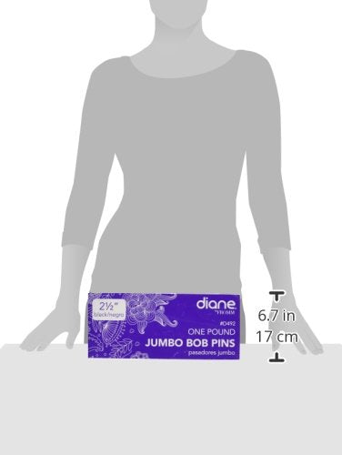 Diane Jumbo Bobby Pins - 2.5 Inch, 1 Pound (Approx. 250 Pins)