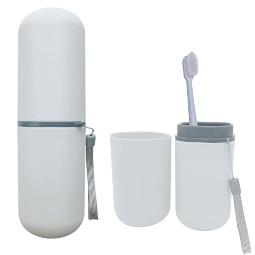 Portable Travel Toothbrush Case - Durable Holder for Toothbrush & Toothpaste